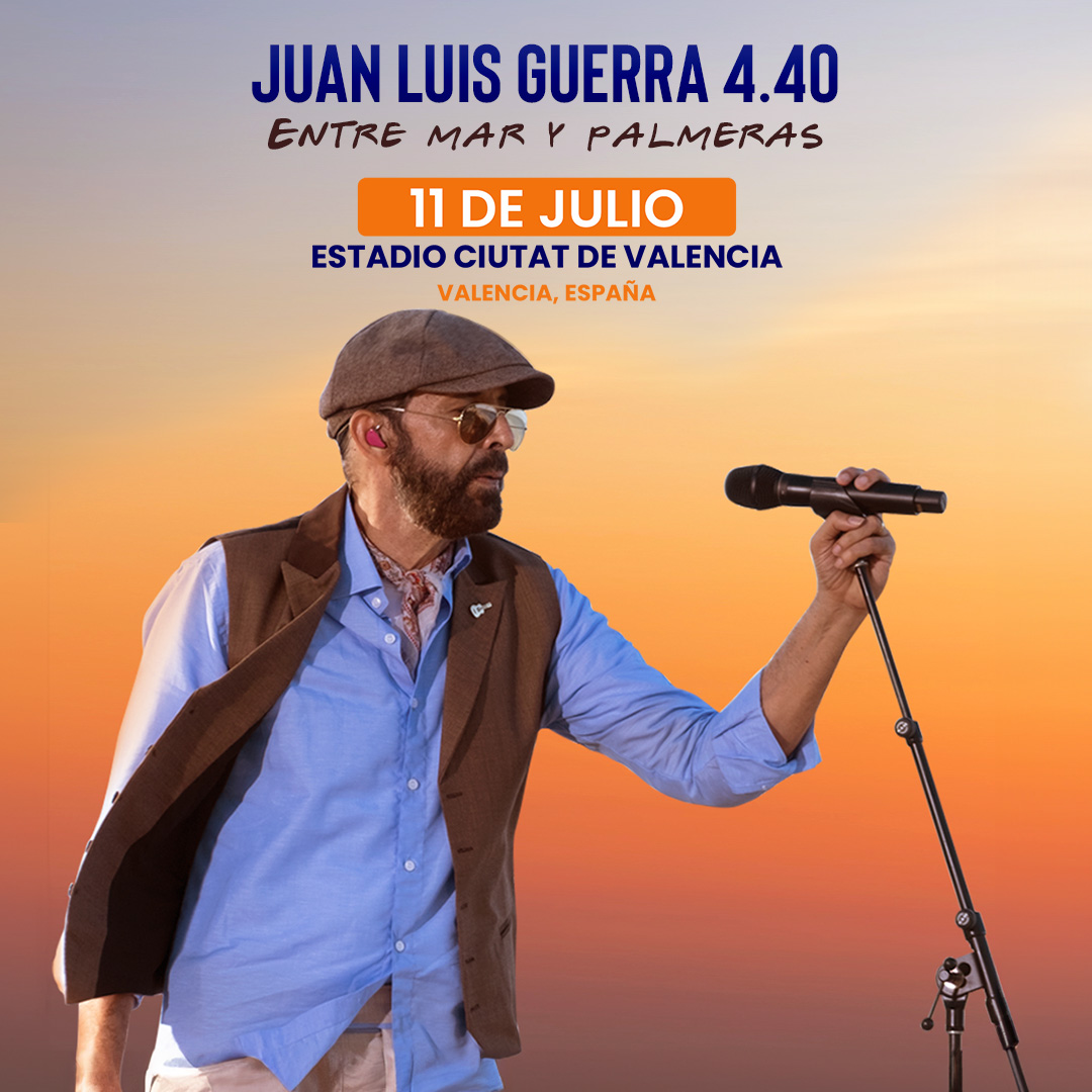 Juan Luis Guerra 11 de julio 2024 Estacio Ciutat de València