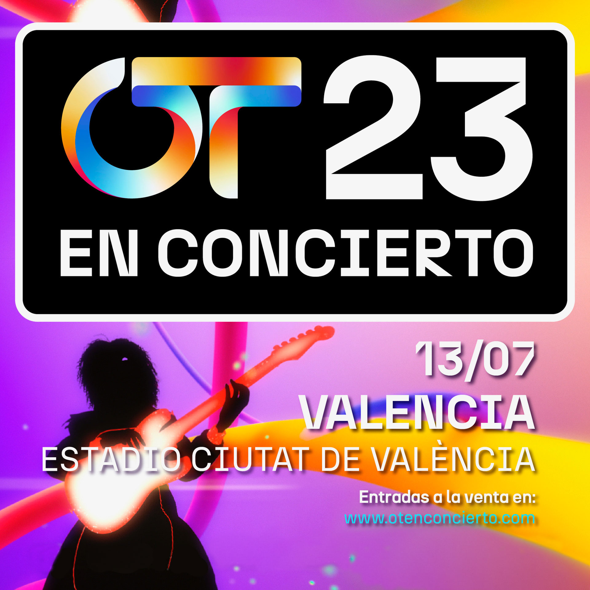 OT23 concierto Operacion Triunfo 13 de julio Estadi Ciutat de València