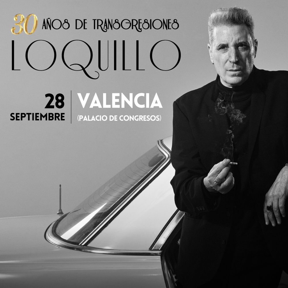 Loquillo concierto 28 septiembre Palacio de Congresos Valencia
