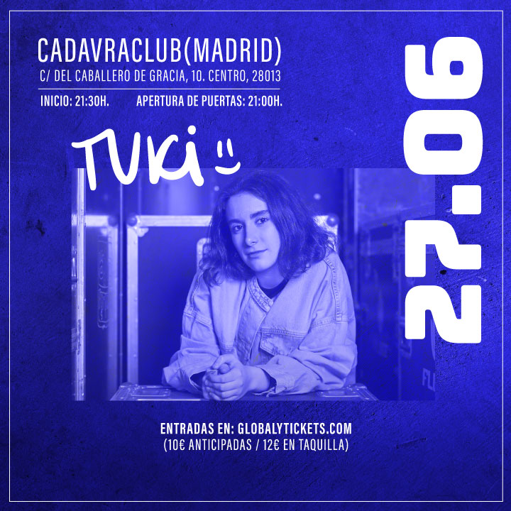 Tuki concierto Cadavra Madrid Club Costello Globaly Live